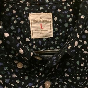 GAP The Modern Oxford Shirt L Button Front